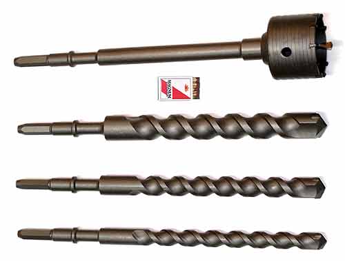 350mm für BODENSTAHL Bohrhammer Voll-Bohrer 20 