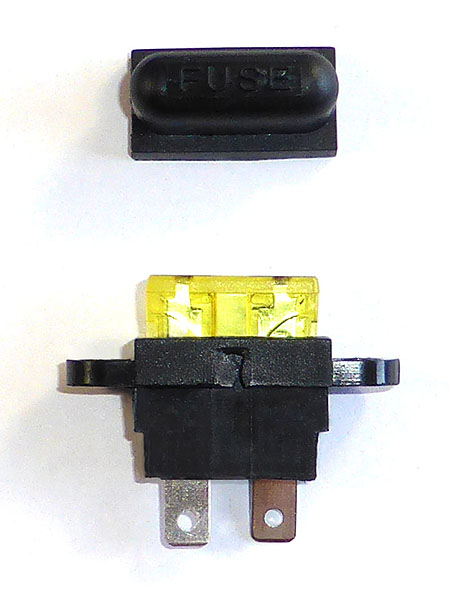 TRU COMPONENTS Kfz Flachsicherungs-Halter Flachsicherung Standard 30 A 3.3  mm² 1 St.