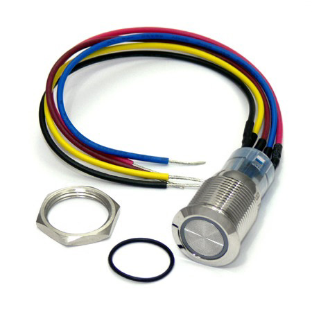 beleuchtet Marke Drucktaster mit roter LED 250V-1A S107S Schließer 